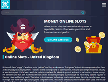 Tablet Screenshot of moneyonlineslots.com